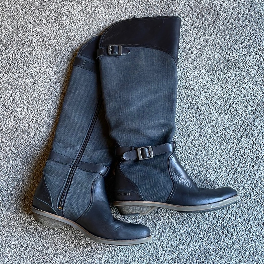 Merrell Adaline Tall Rider Black Women boots
